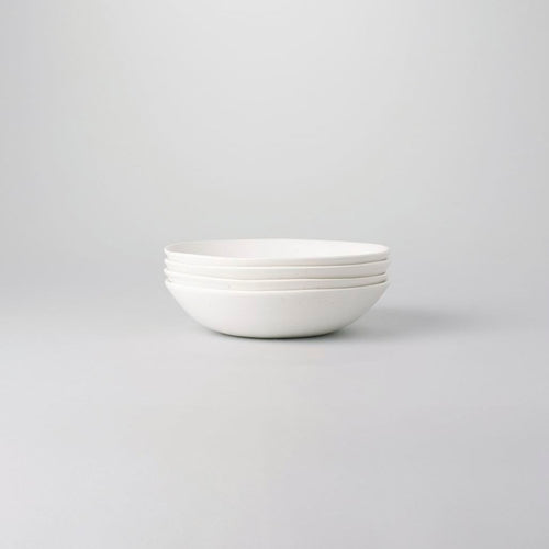 Fable Pasta Bowls - Speckled White - Set of 4