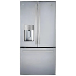 GE Profile 33" Bottom mount French-door refrigerator, 24.8 cu.ft, Fingerprint Resistant Stainless Steel