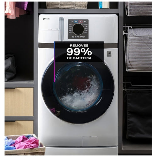 GE Profile 5.3 cu. ft. IEC Capacity UltraFast Combo Washer/Dryer - White