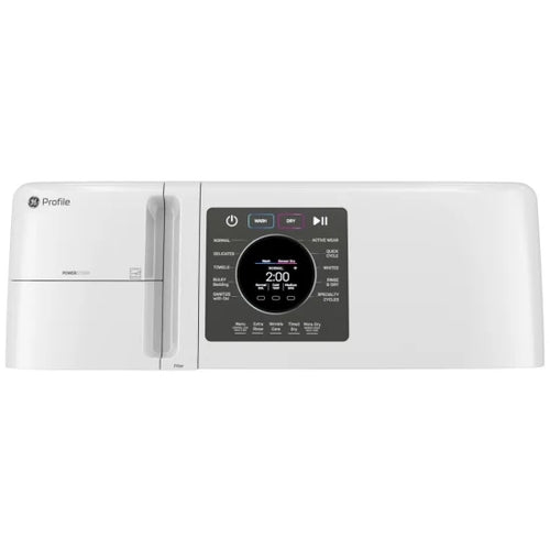 GE Profile 5.3 cu. ft. IEC Capacity UltraFast Combo Washer/Dryer - White