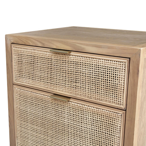 Rattan Filing Cabinet - Natural