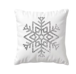 Snowflake Decorative Pillow - 20" x 20"