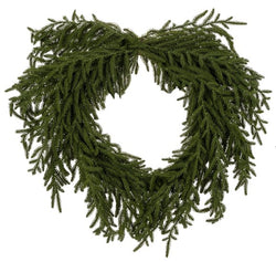 Norfolk Pine Real Touch Wreath - Dark