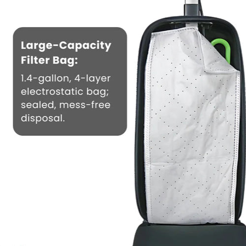 SEBO SoftCase CE12 Lightweight Upright Vacuum