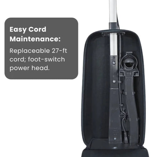 SEBO SoftCase CE12 Lightweight Upright Vacuum