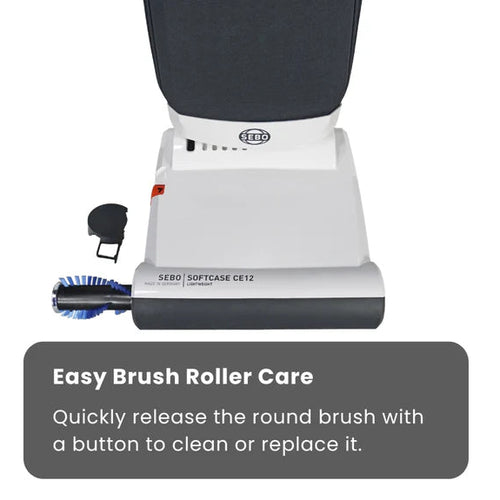 SEBO SoftCase CE12 Lightweight Upright Vacuum