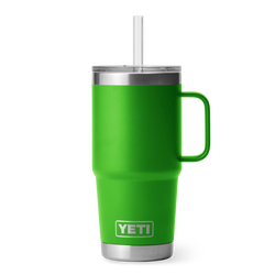 Green Yeti Rambler 25 oz Straw Mug