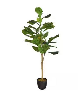 Potted Artificial Fiddle Leaf Tree - 48"