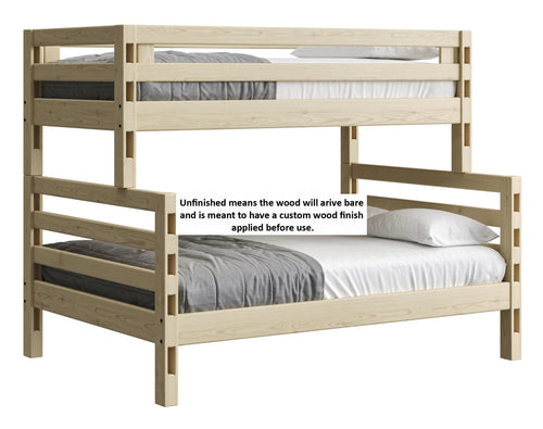 Crate Designs Ladder End Bunk Bed - Twin Over Full XL