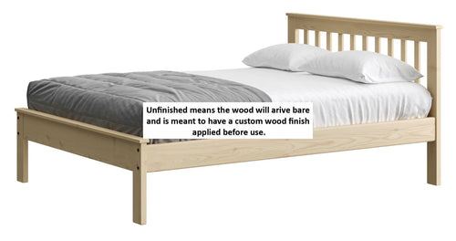 Mission Bed - 29in Headboard, 17in Footboard