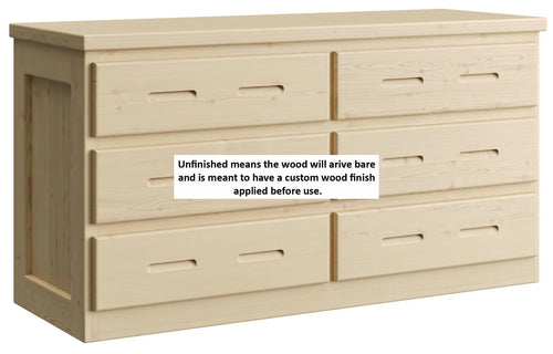 Crate Designs 6 Drawer Dresser