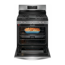 Frigidaire Range 30" Gas 5.1 Cu. Ft. W/total Convection - Rear Control - Stainless Steel