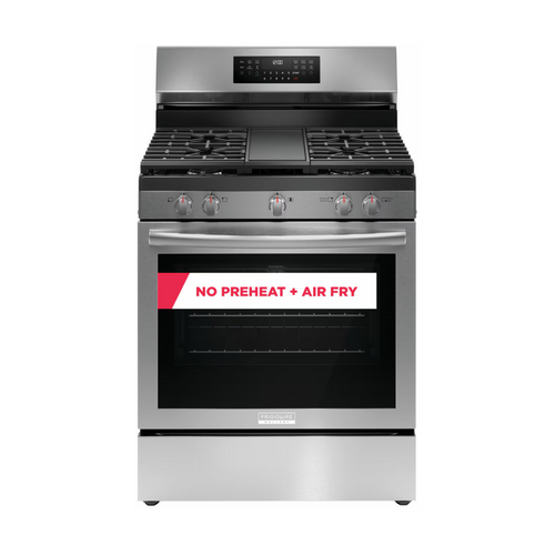 Frigidaire Range 30" Gas 5.1 Cu. Ft. W/total Convection - Rear Control - Stainless Steel