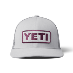 Yeti Logo Badge F22 Trucker Hat Gray