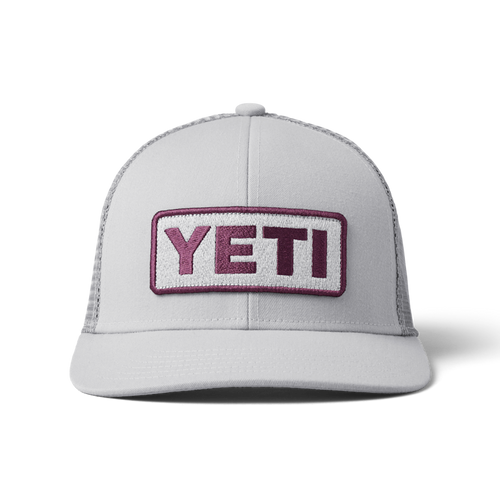 Yeti Logo Badge F22 Trucker Hat Gray