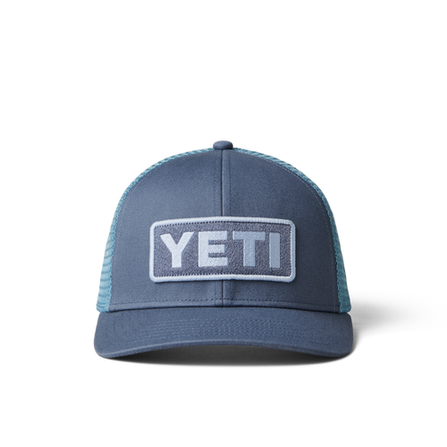 Yeti Logo Badge Trucker Hat Indigo