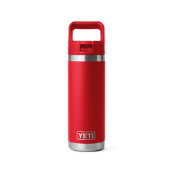 Yeti Rambler 18 oz Water Bottle with Colour-Matched Straw Cap (532ml)
