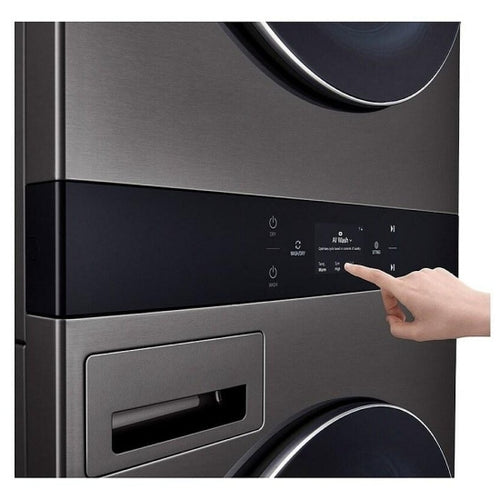 LG  Laundry Center, TurboWash 360, Black Stainless Steel