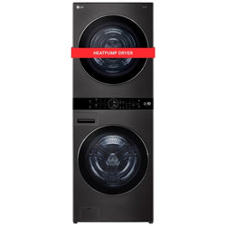 LG  Laundry Center, Ventless Heat Pump, Black Stainless Steel