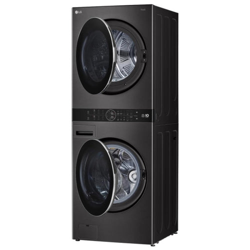LG  Laundry Center, Ventless Heat Pump, Black Stainless Steel