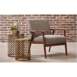 Perforated Metal End Tables - Set of 2
