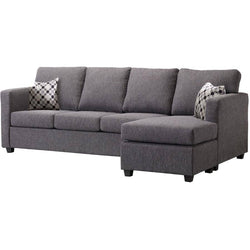 Hotel California Double Sofabed Chaise - Grey