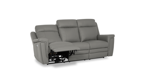 Palliser Asher Power Reclining Sofa with Power Headrest - Bali Harvest Leather