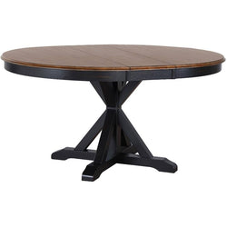 Barrie Dining Table - Black Brown