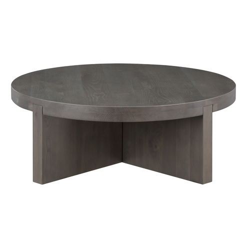 Folke Round Coffee Table Dark Brown