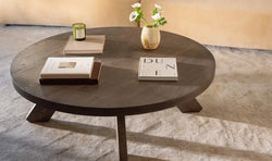Alden Coffee Table - Cool brown