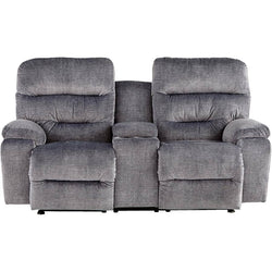 Ryson Power Reclining Loveseat With Console - Smoke