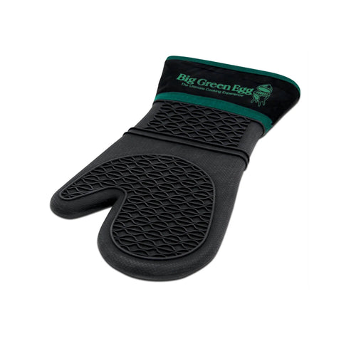 Bge Heat-resistant Silicone Mitt W/fabric Cuff