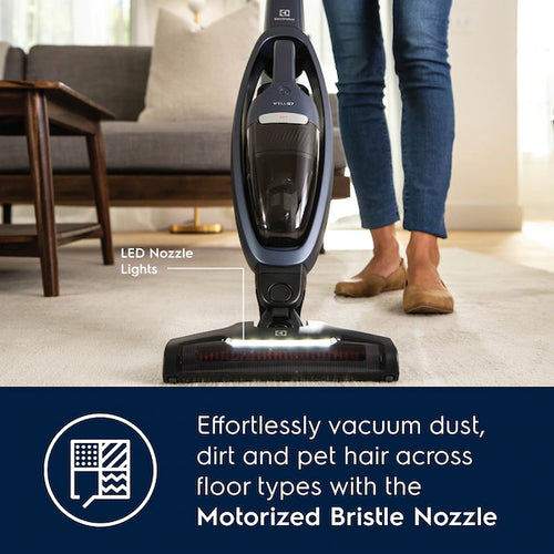 Electrolux Vacuum Rechargeable Wellq7 Pet Indigo Blue Stick