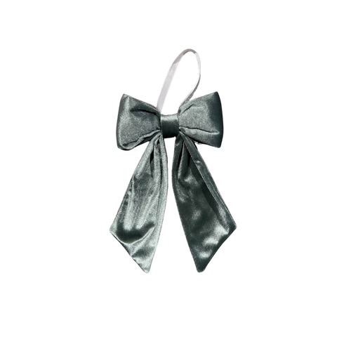 Sage Velvet Bows