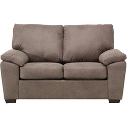 Breyer Slate Leather Loveseat