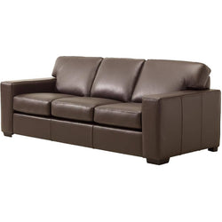 Havana Brown Leather Sofa