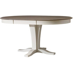 Grey Round Pedestal Dining Table