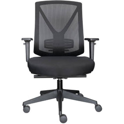 Canergo Mid Back Office Chair - Black Mesh