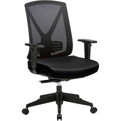 Canergo Mid Back Office Chair - Black Mesh