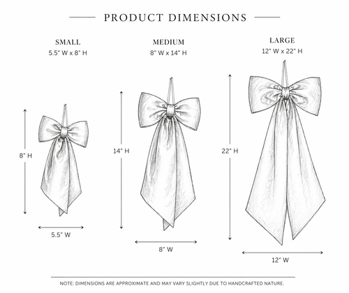 Holiday Fabric Bows