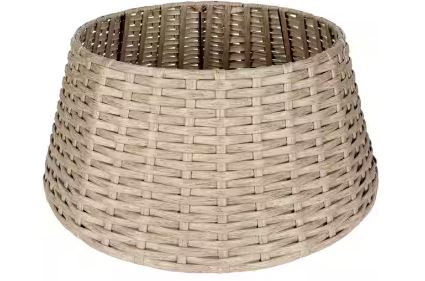 Plastic Wicker Christmas Tree Collar