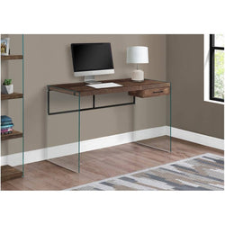 Computer Desk With Glass Panels