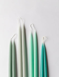 Pastel Teal Danish Taper Candle | 2 Pack