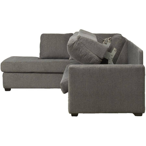 Fraser Blue Sectional with Queen Sofabed