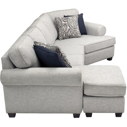 Victoria Grey Sectional With Chaise