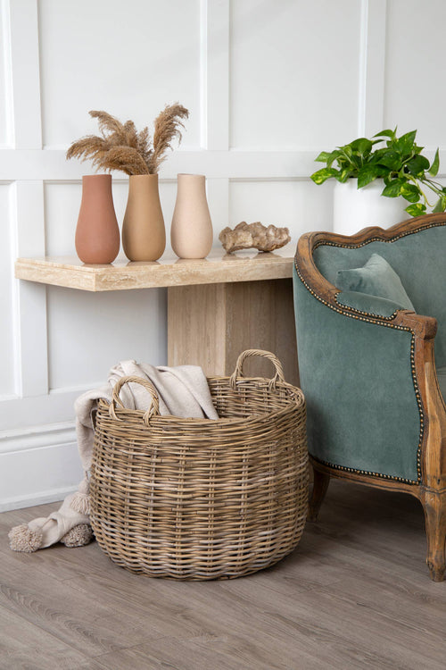 Haven Handwoven Rattan Storage Basket | Decorative Basket