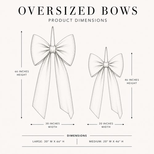 Oversized Holiday Velvet Bow