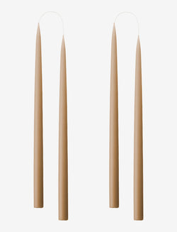 Nougat Danish Taper Candle - 2 Pack