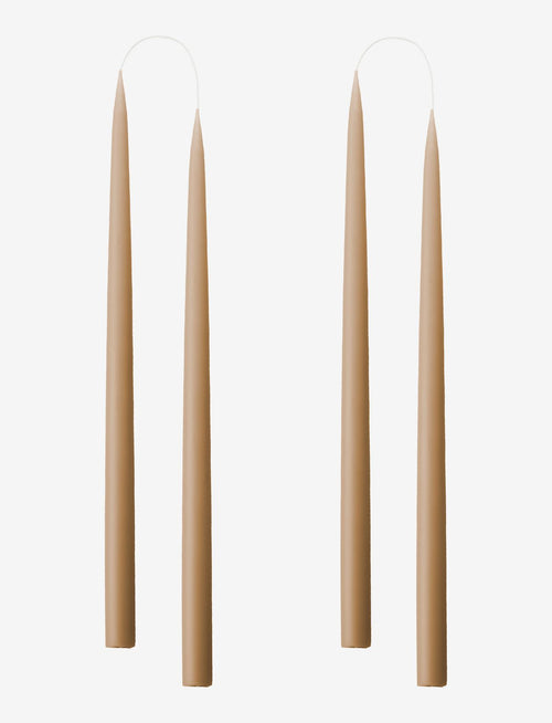 Nougat Danish Taper Candle - 2 Pack