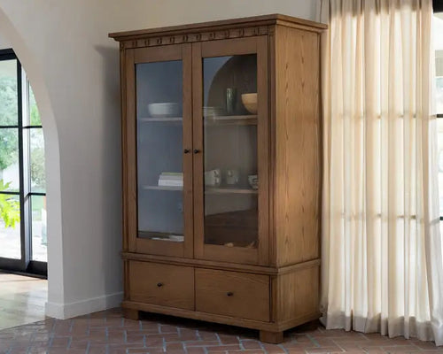Lillian Tall Cabinet - Brown